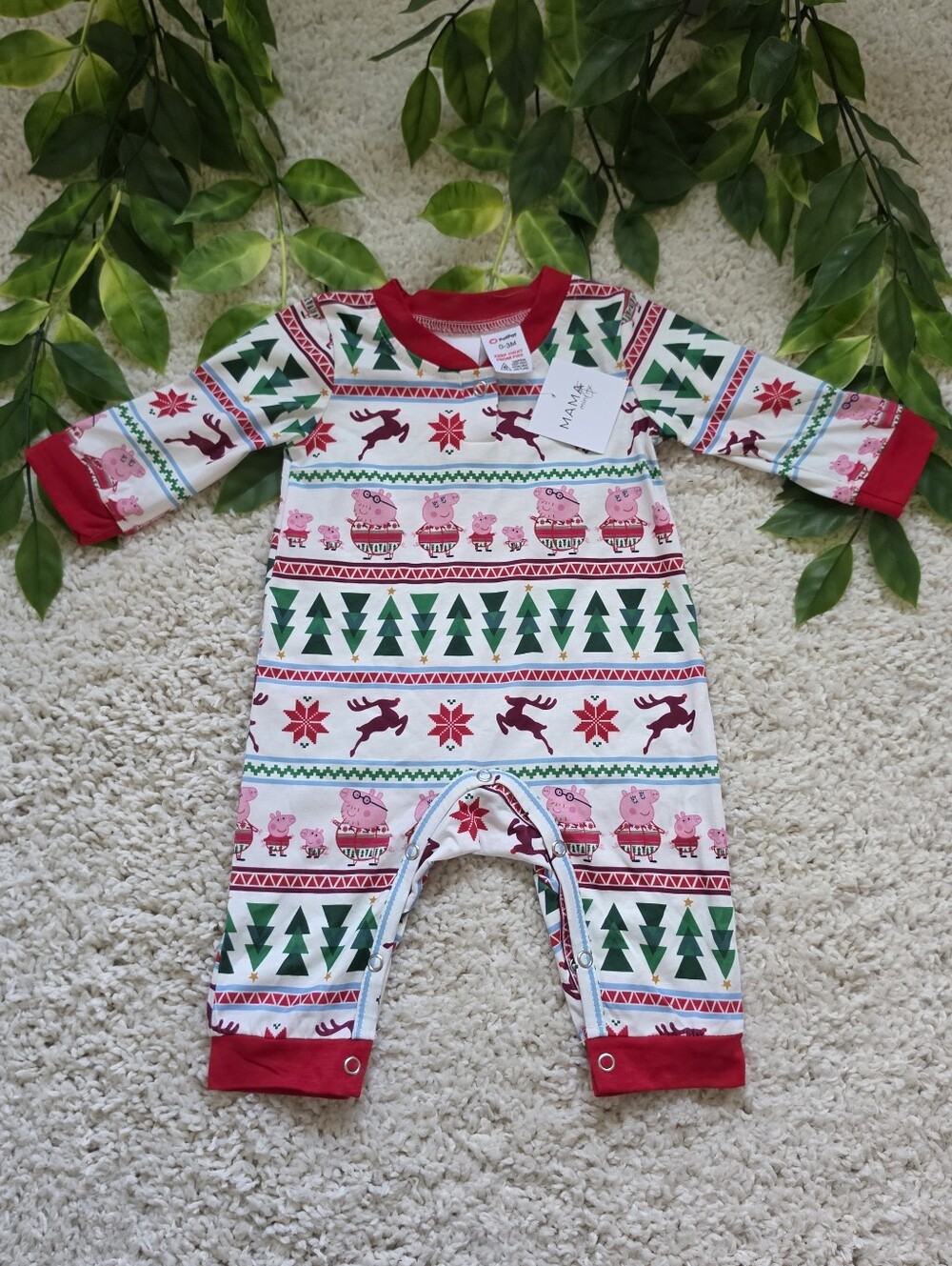 Baby Girl Peppa Pig Romper (0-3 Months)